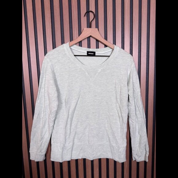 Monrow Sweatshirt Medium Womens Light Green Raglan Long Sleeve - Picture 1 of 7